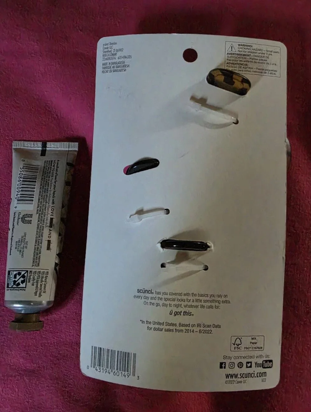 Scunci Hair Claw Clips - Black & Tortoiseshell